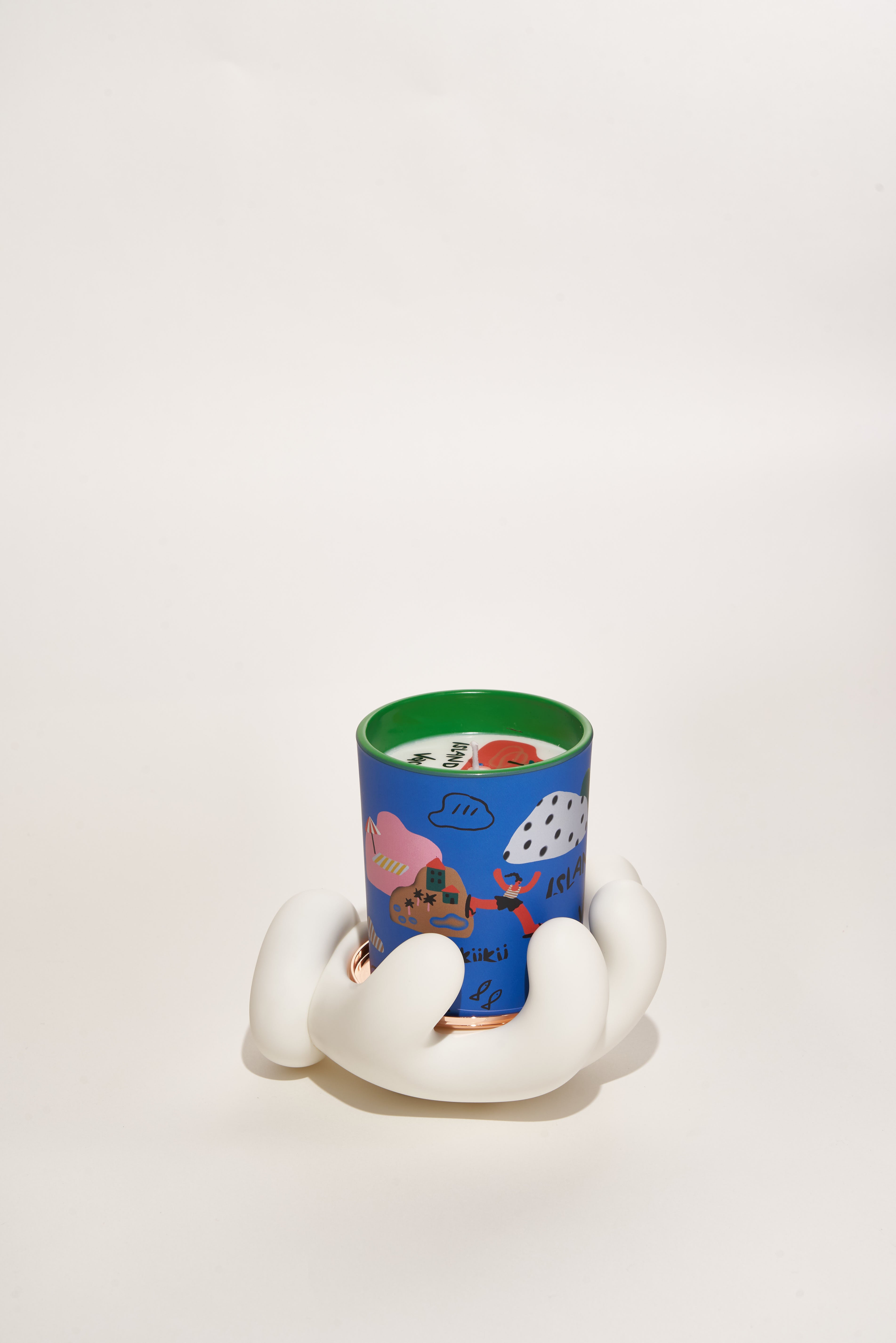 "ISLAND VACATION" Scented Candle (200g Candle + Palm)