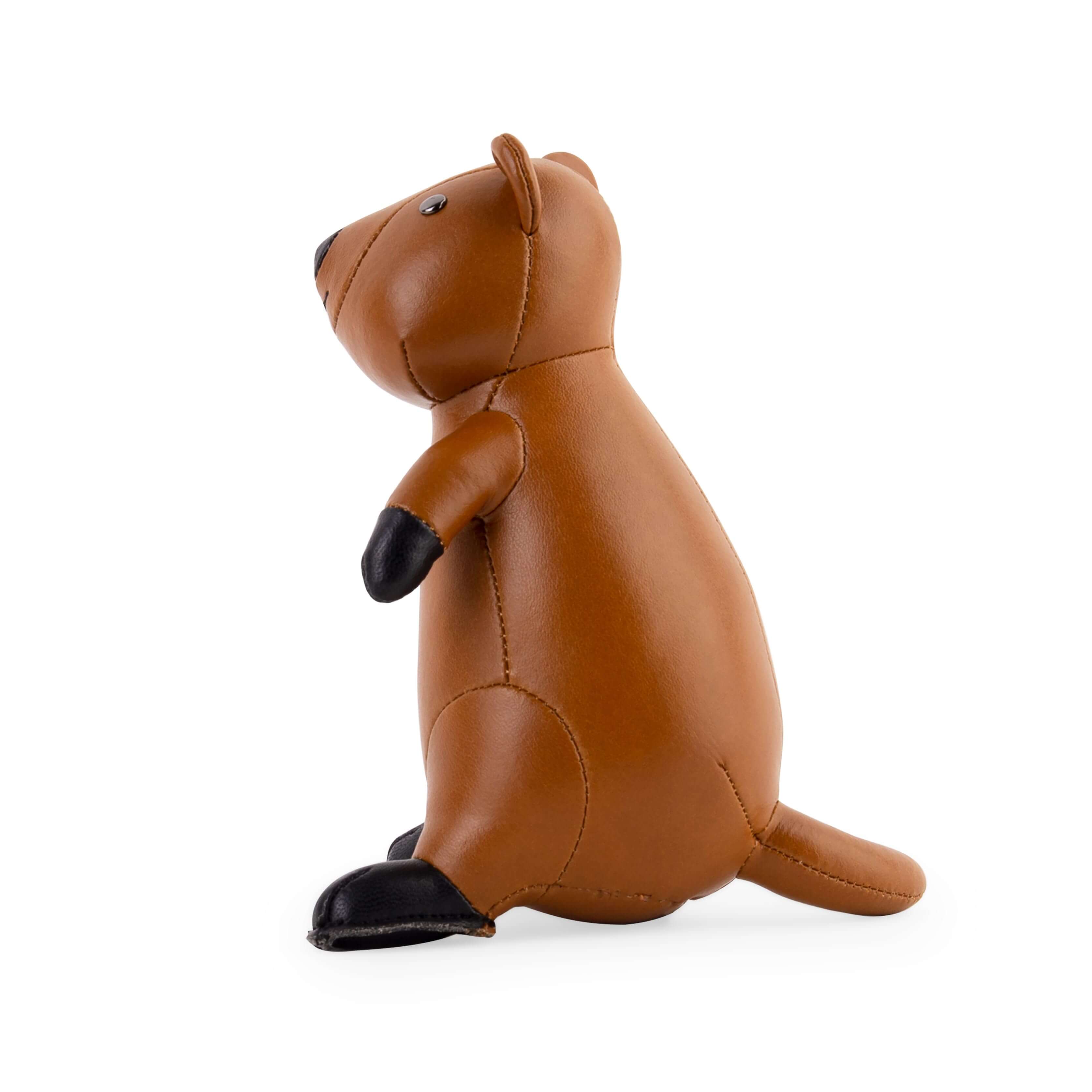 Zuny Quokka Paperweight, Tan + Black