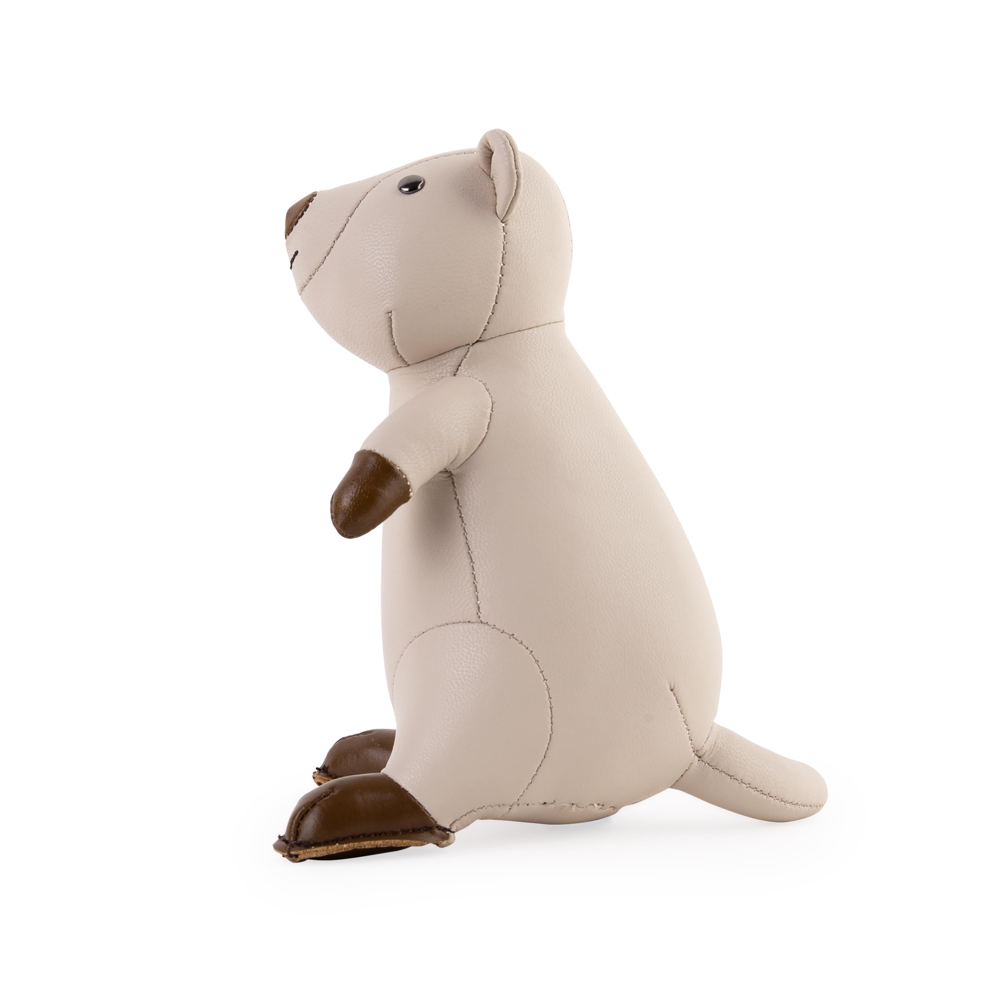 Zuny Quokka Paperweight, Wheat + Brown