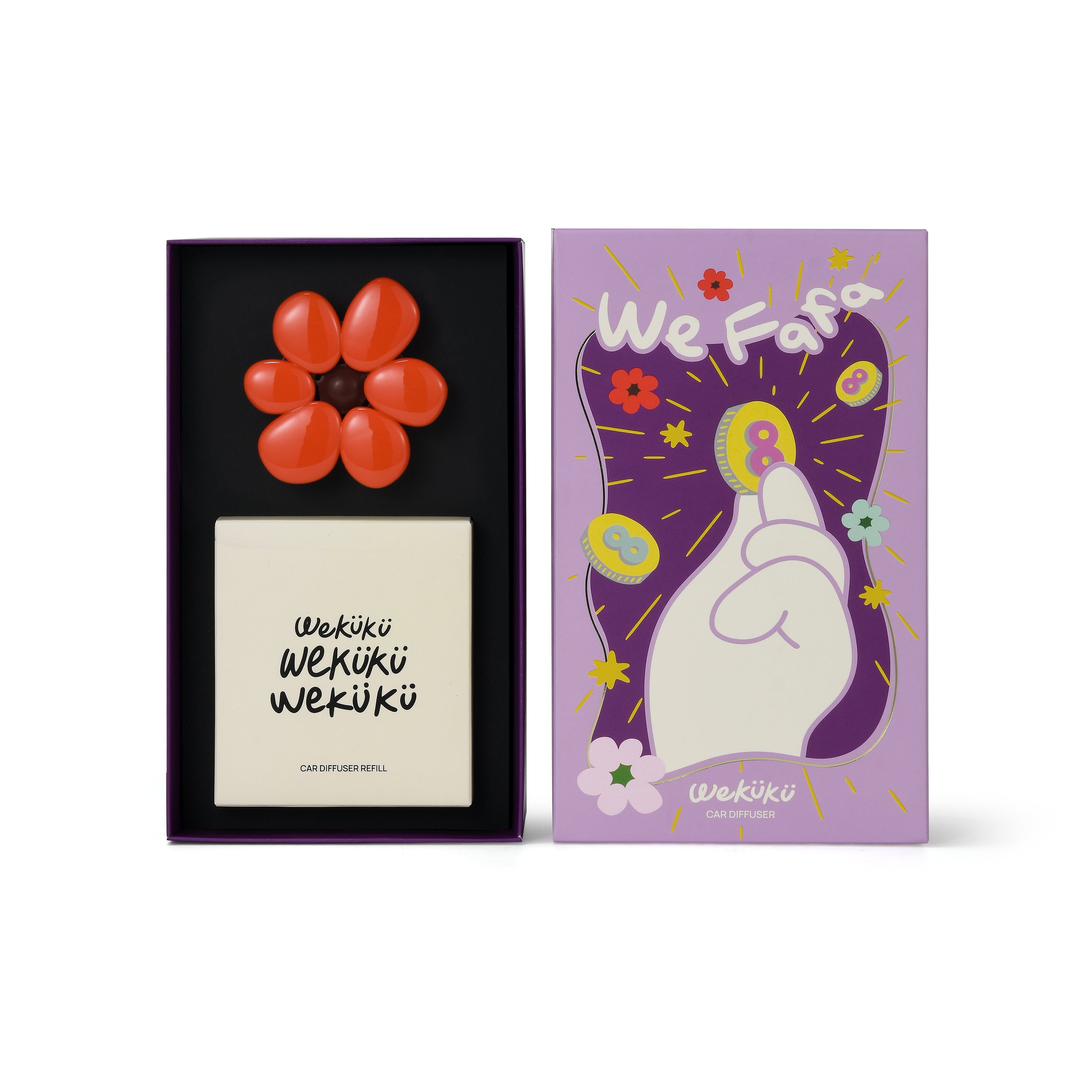 FaFa Car Diffuser - Bloom (Red)