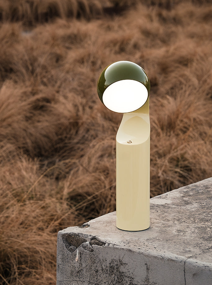 Mono Portable Reading Lamp - Verde Olive/Natural Yellow