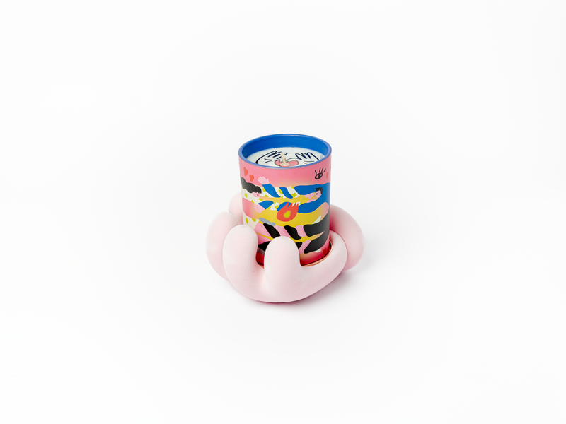 "Hold on Tight" - Raspberry Scented Candle (Limited Edition, 200g Candle + Palm)