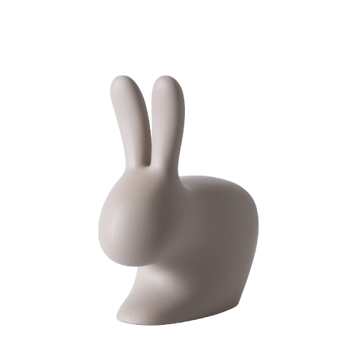 Dove Grey Rabbit Chair