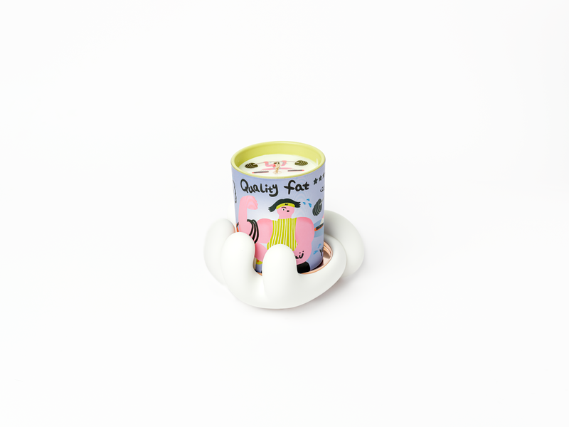 "Good Fat" Scented Candle (200g Candle + Palm)