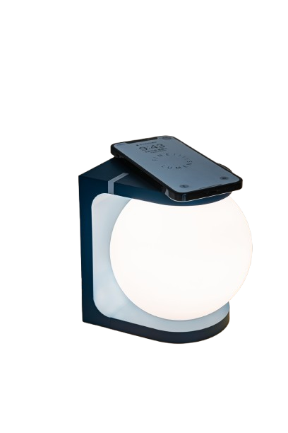 PLAT Table Lamp - Dark Blue