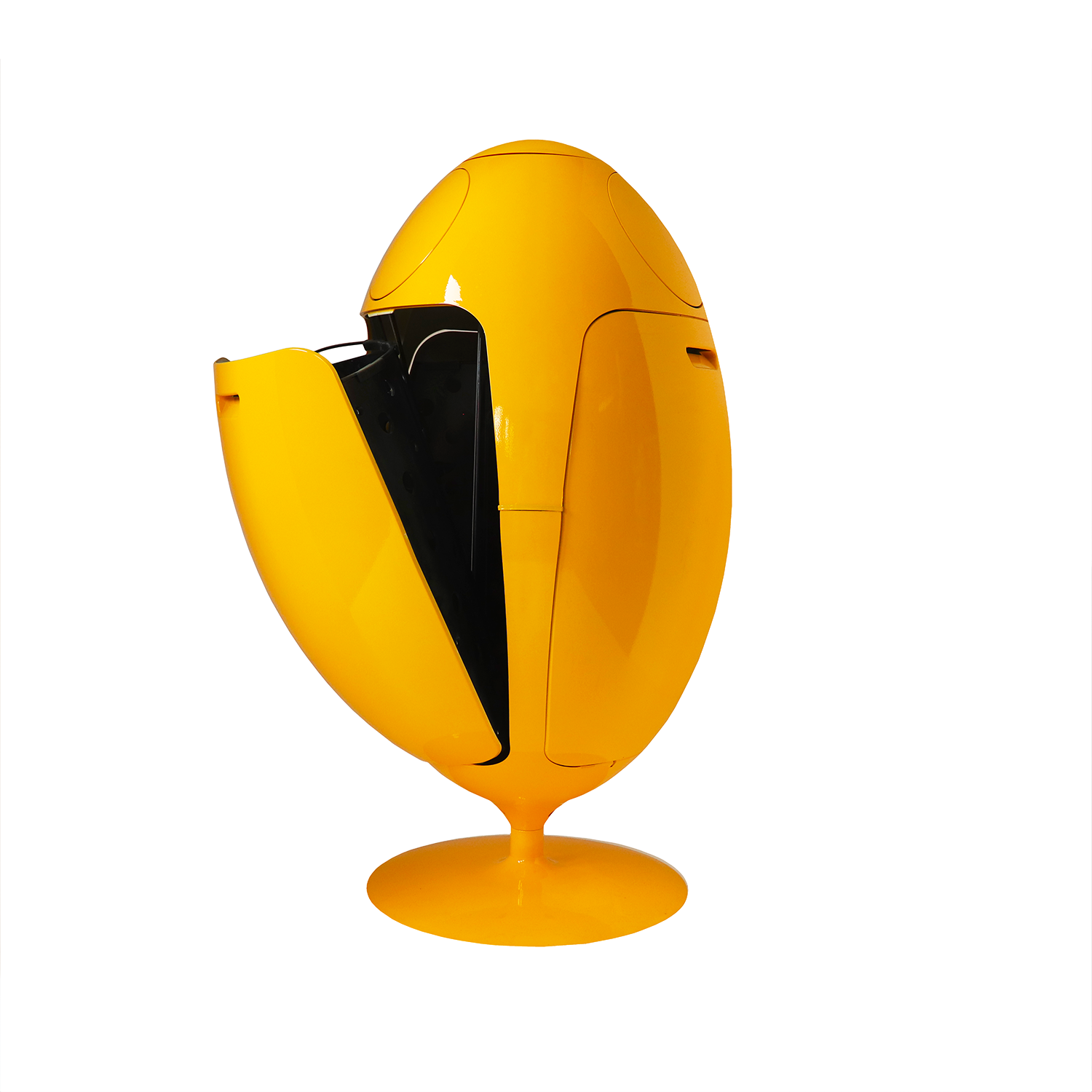 Ovetto galà yellow glossy - Recycling bin
