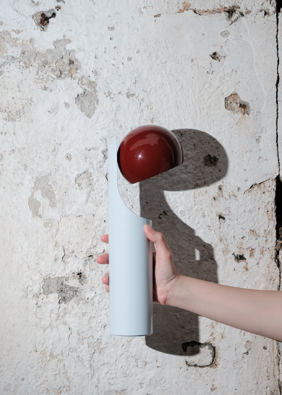 Mono Portable Reading Lamp - Rust/Sky