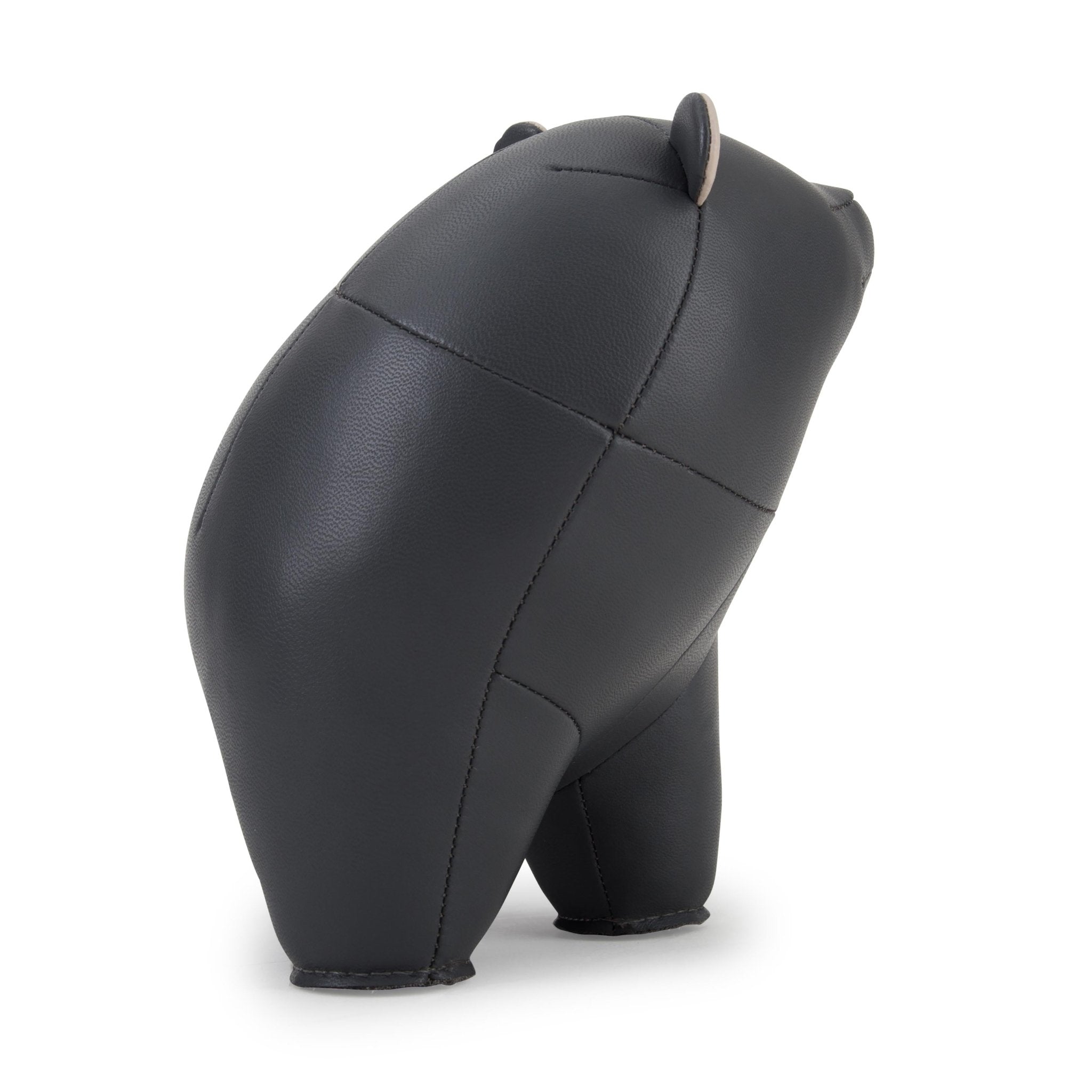 Zuny Bear Bero Bookend, Dark Gray + Wheat - Intent