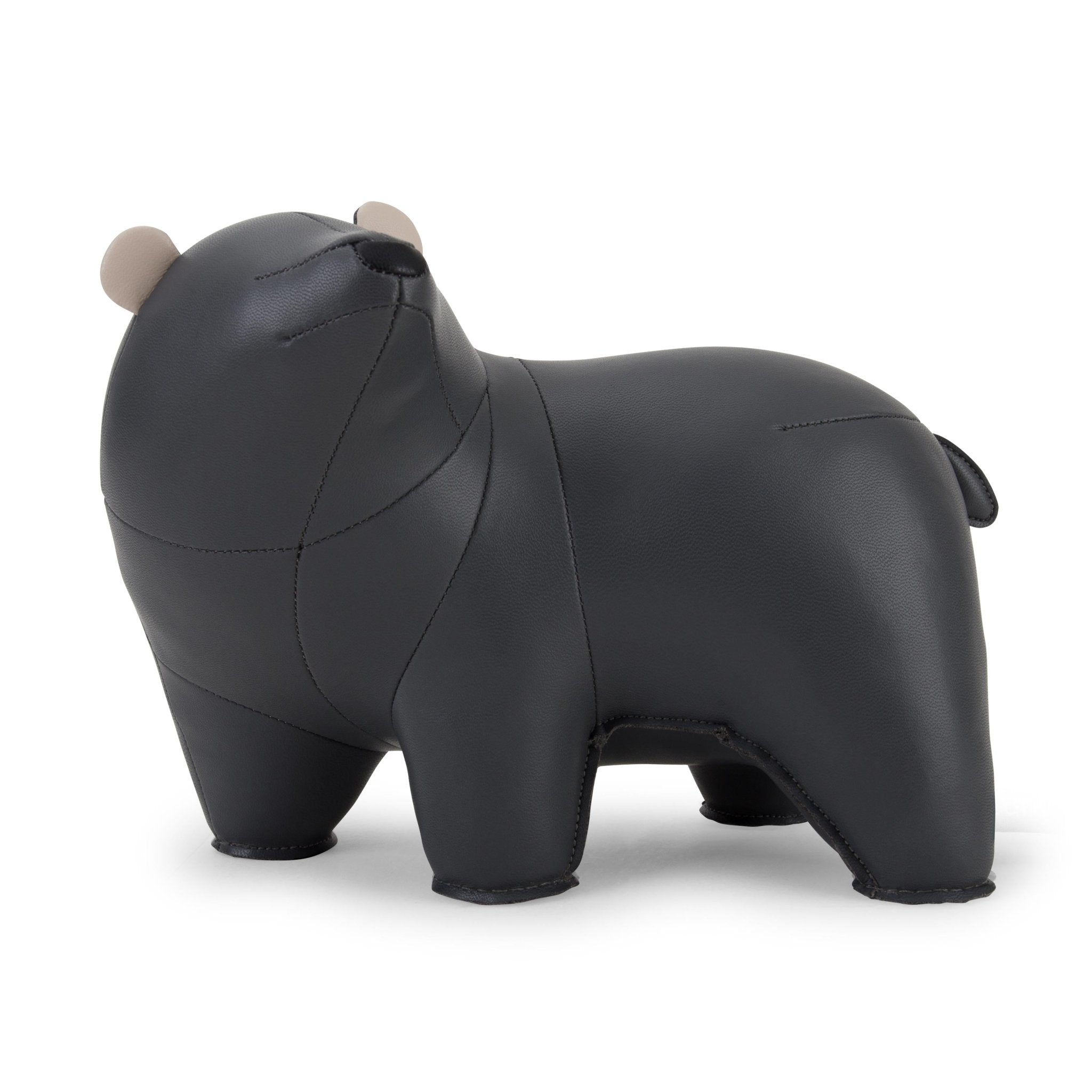 Zuny Bear Bero Bookend, Dark Gray + Wheat - Intent