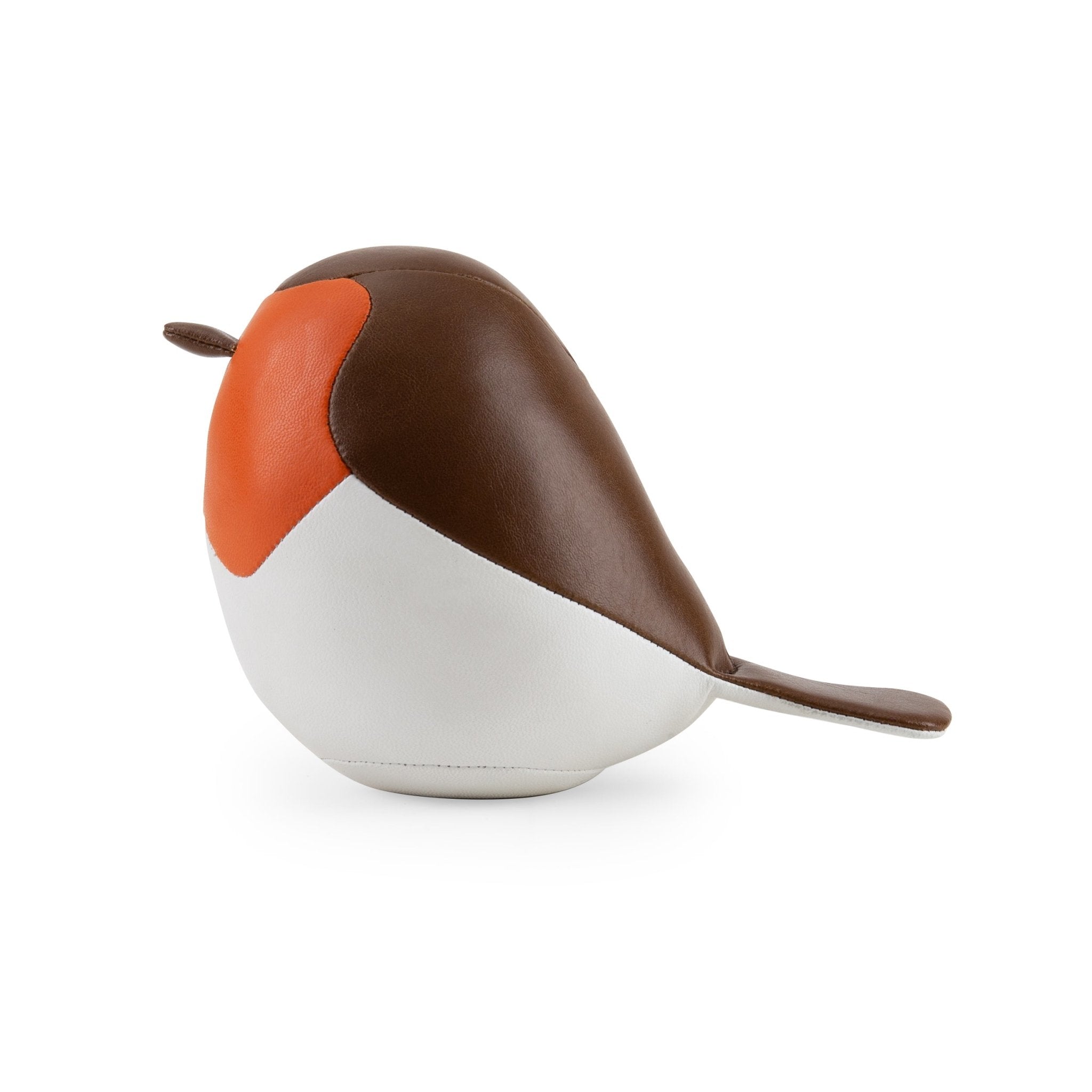 Zuny Bird Robin Paperweight, Brown + Orange - Intent