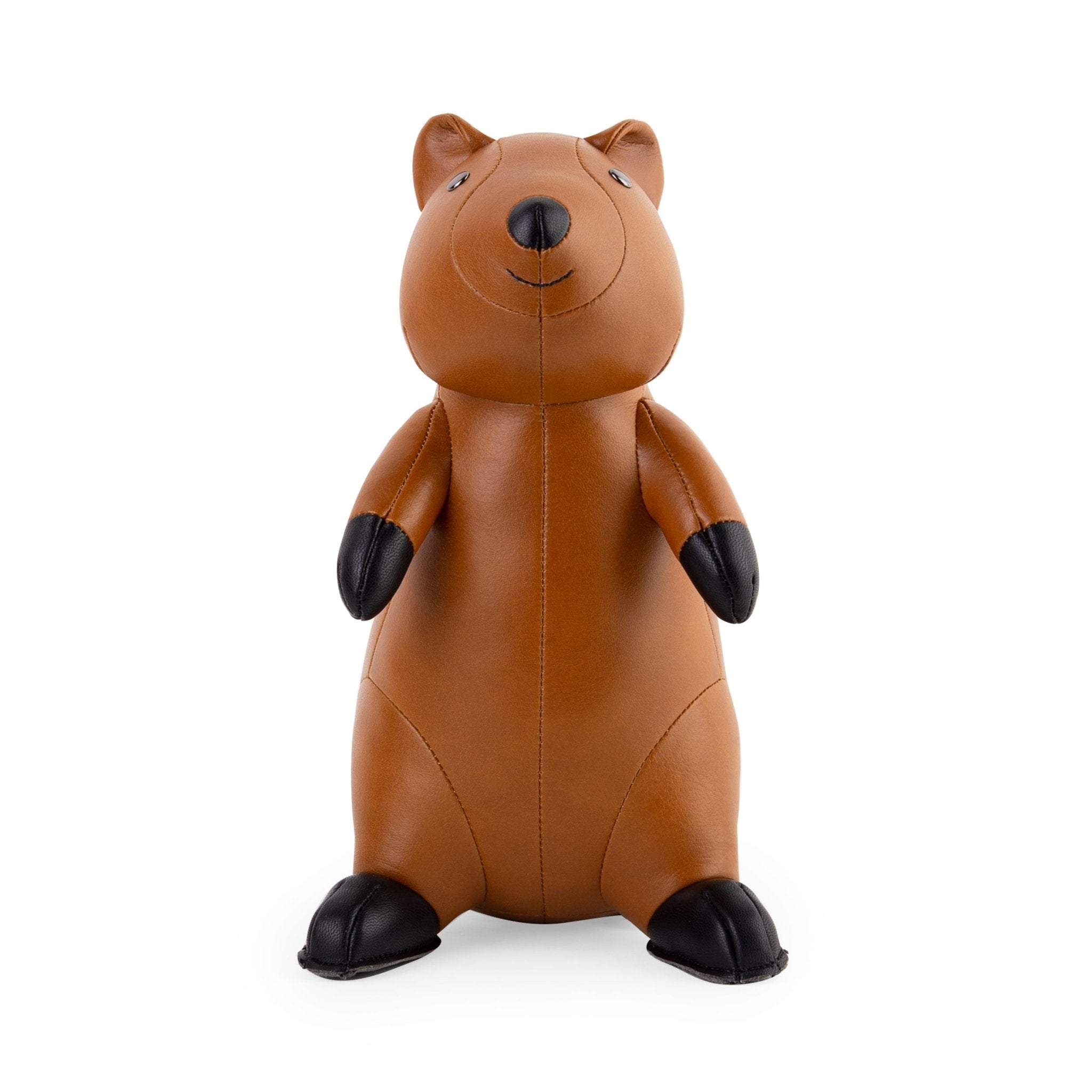 Zuny Quokka Bookend, Tan + Black - Intent