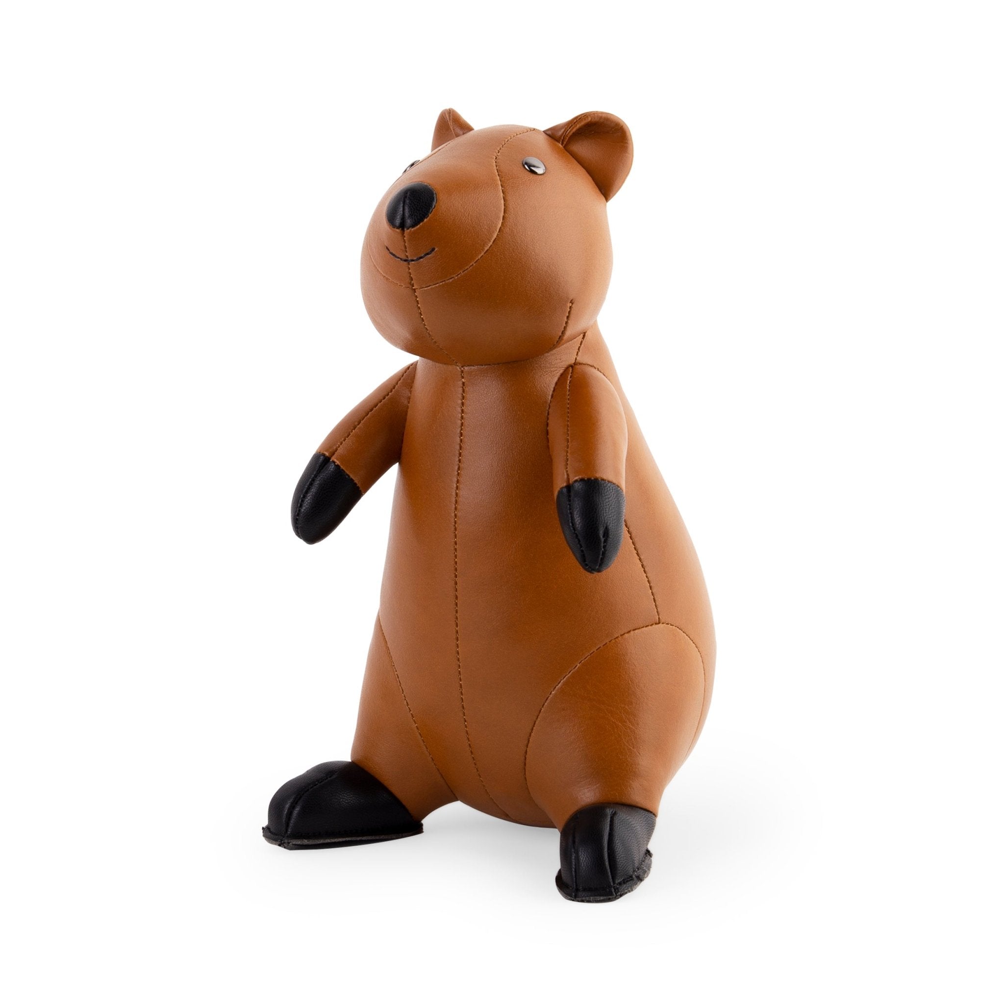 Zuny Quokka Bookend, Tan + Black - Intent