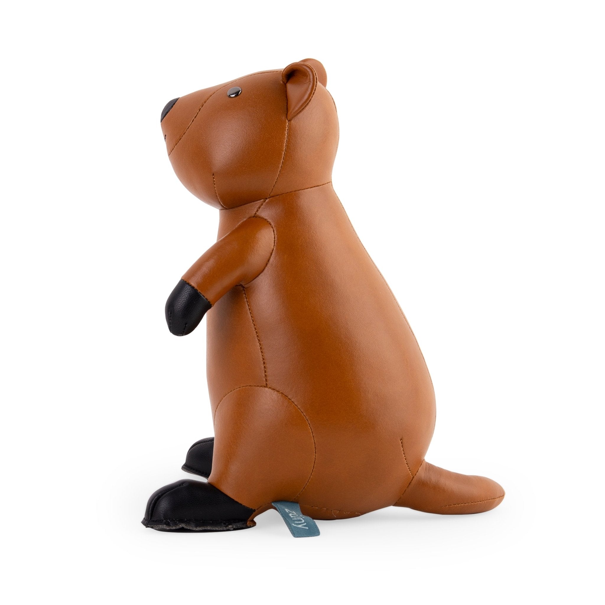 Zuny Quokka Bookend, Tan + Black - Intent