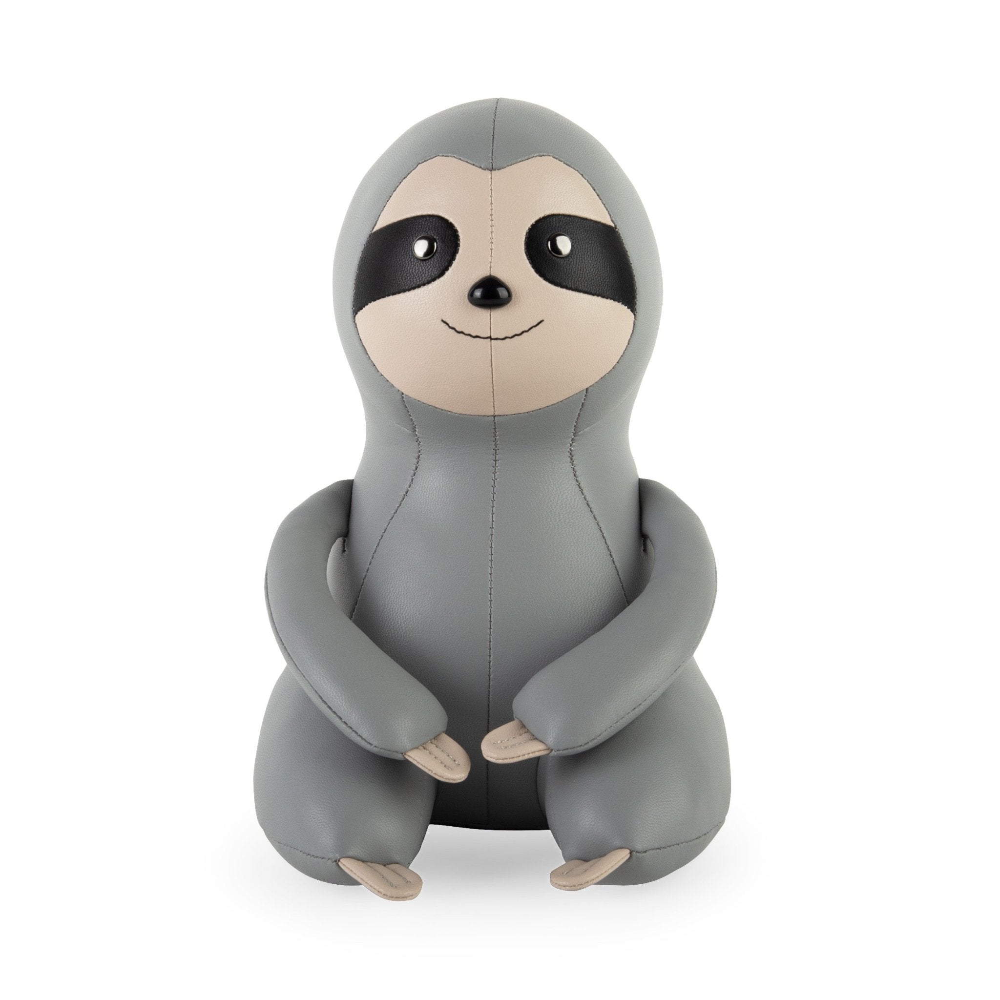 Zuny Sloth Bookend, Gray + Wheat - Intent