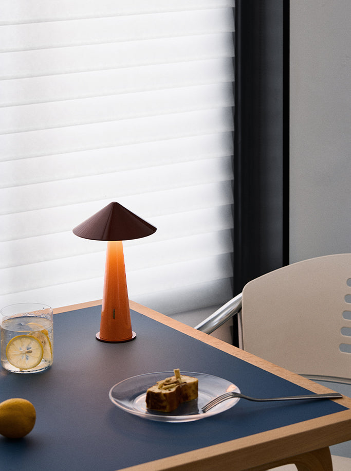 Tipsy Portable Lamp - Rustic Red/Orange