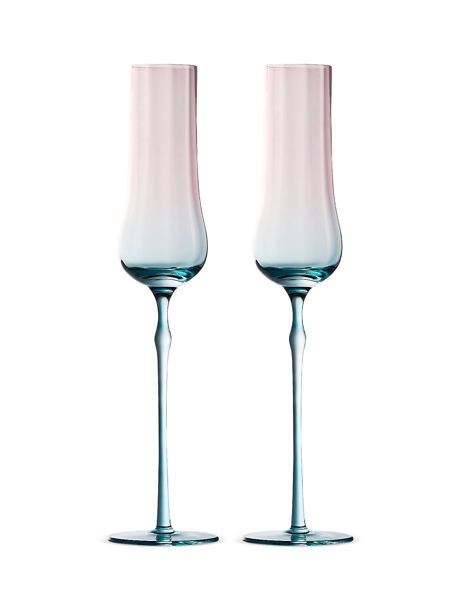 MU16 - Crystal Champagne glasses x2 [MOON JELLYFISH COLLECTION]