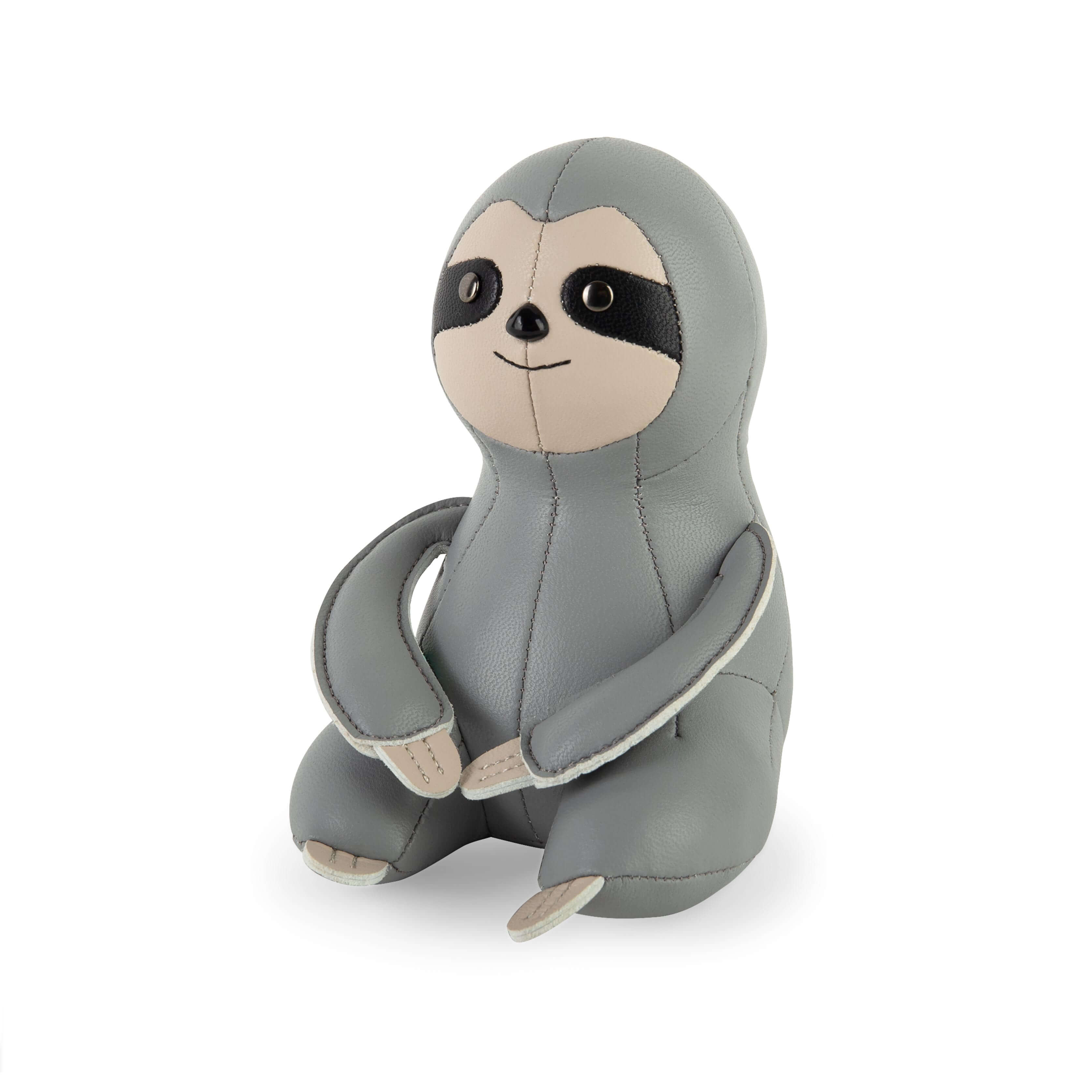 Zuny Sloth Paperweight, Gray + Wheat