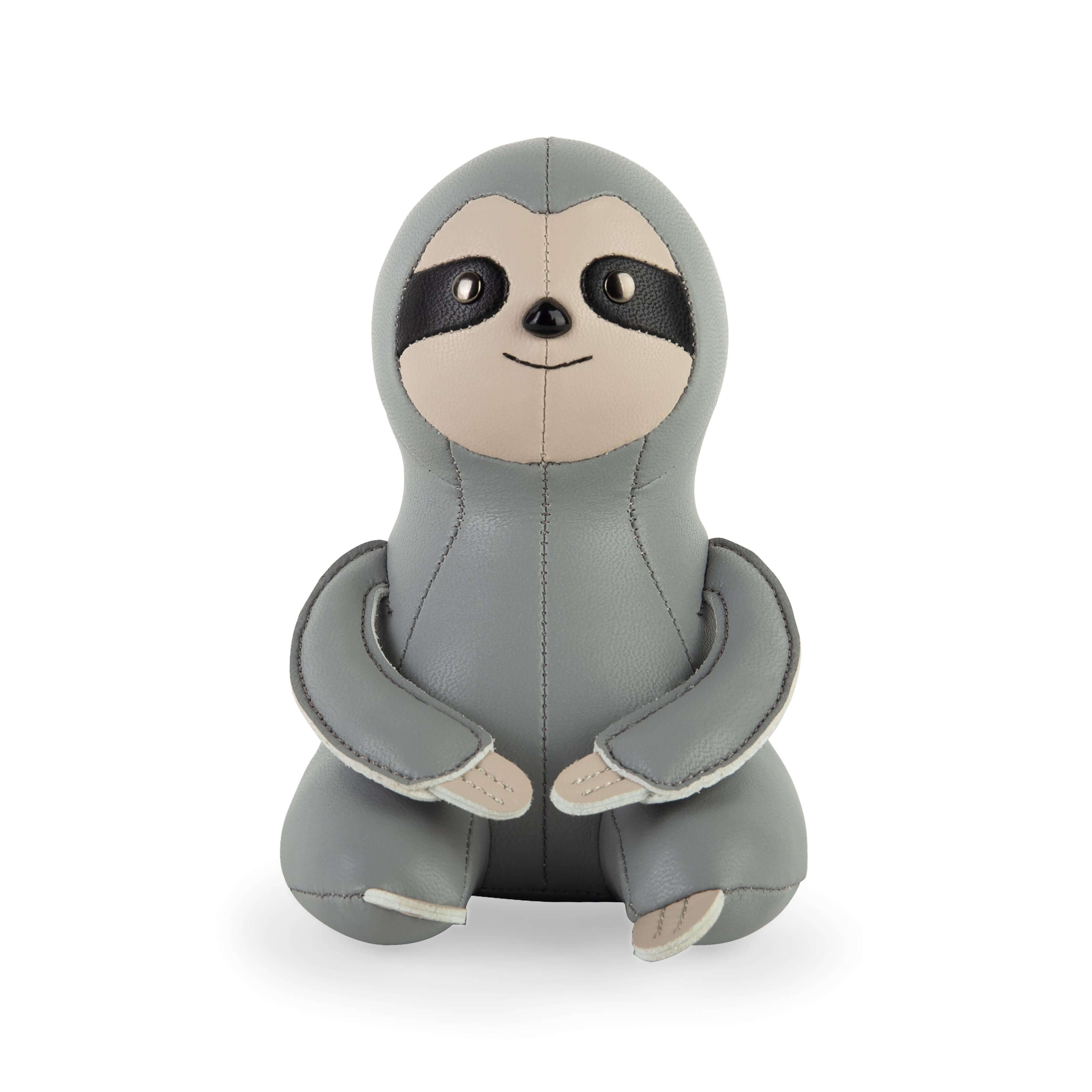 Zuny Sloth Paperweight, Gray + Wheat