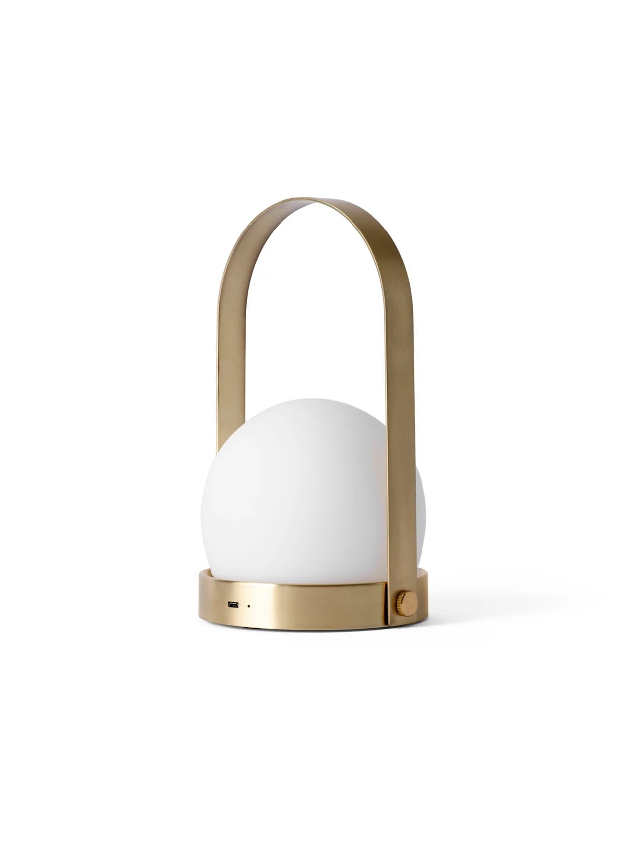 Carrie Portable Table Lamp - Brushed Brass