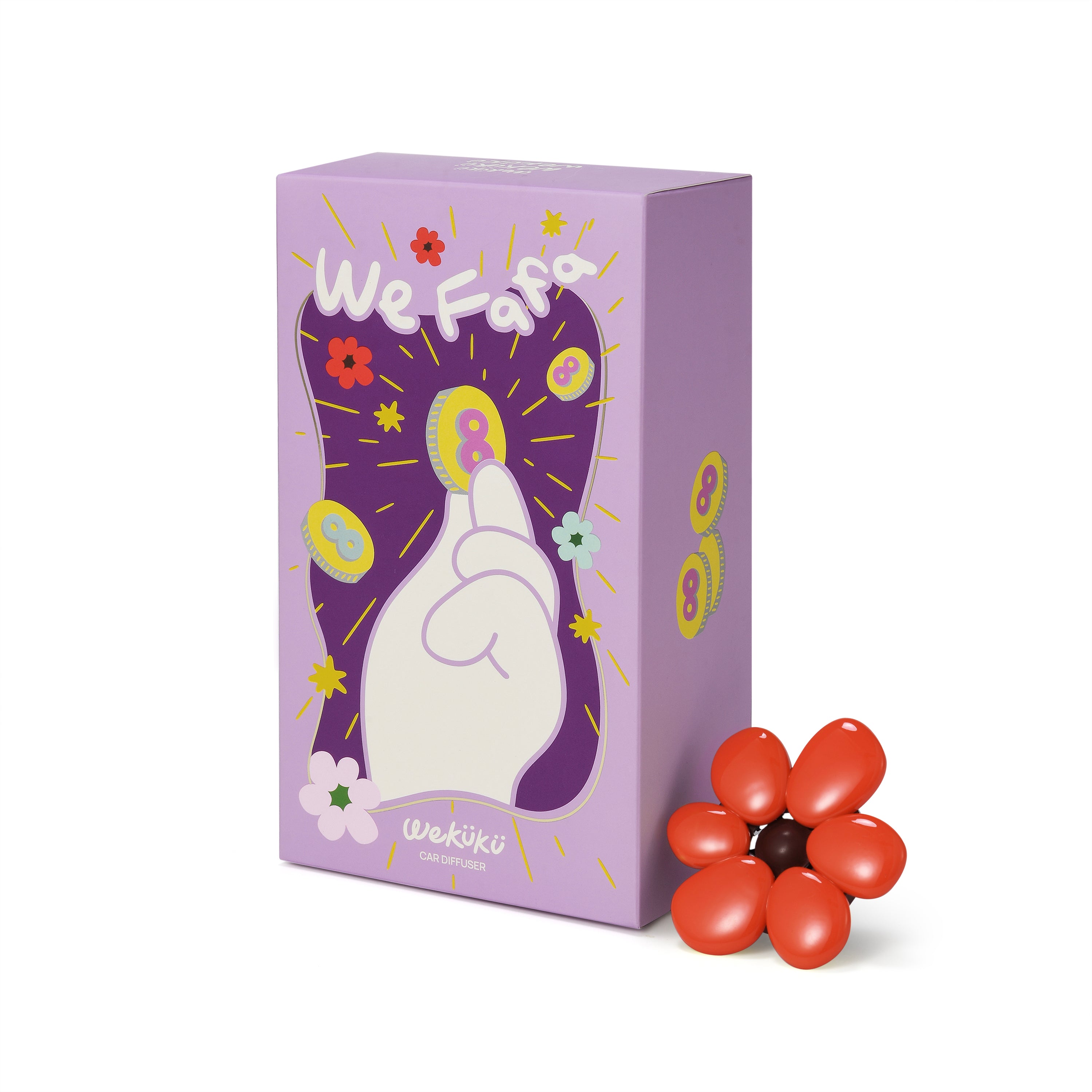 FaFa Car Diffuser - Bloom (Red)