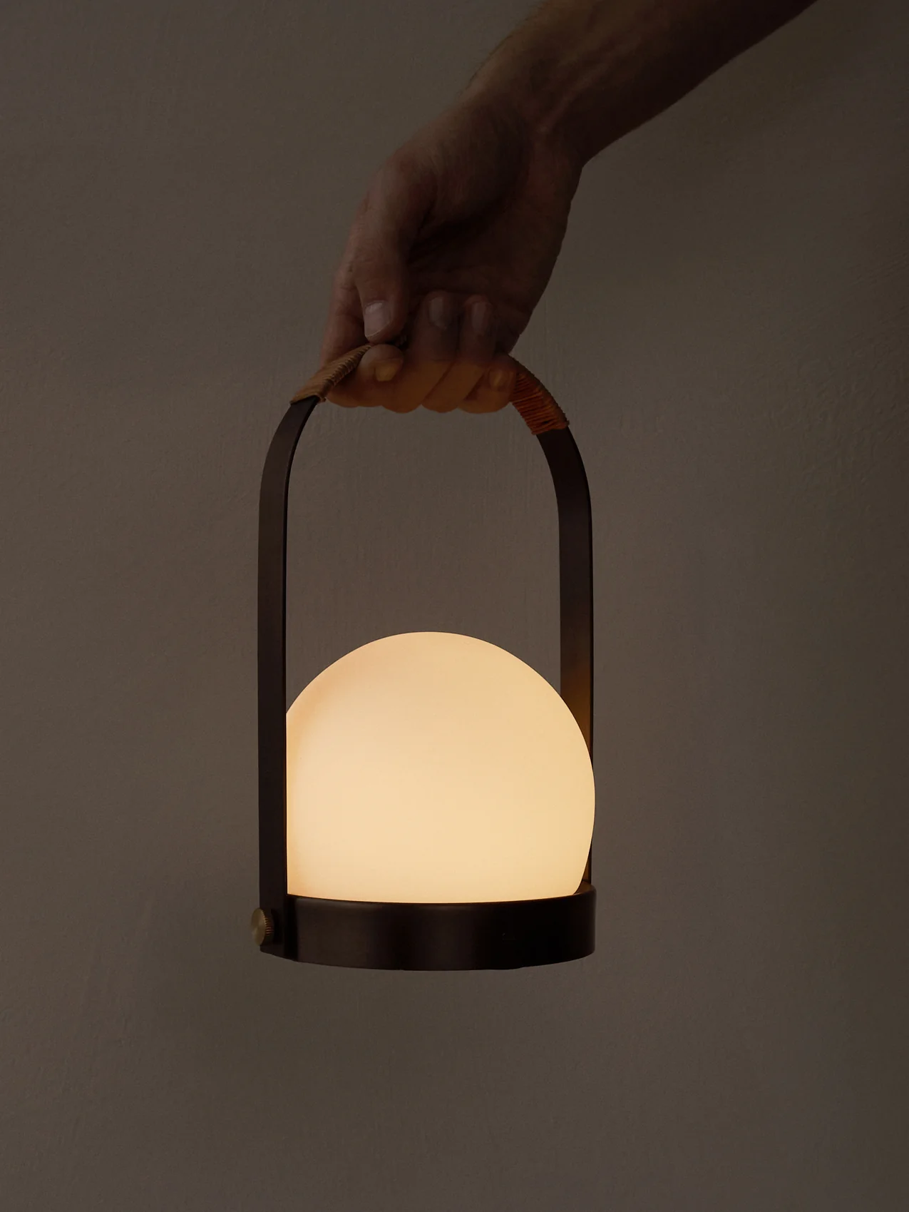 Carrie Portable Table Lamp - Brushed Brass