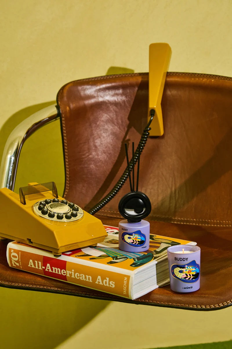 BIG EYE Scented Candle & Fragrance Diffuser - Buddy (Cassis)