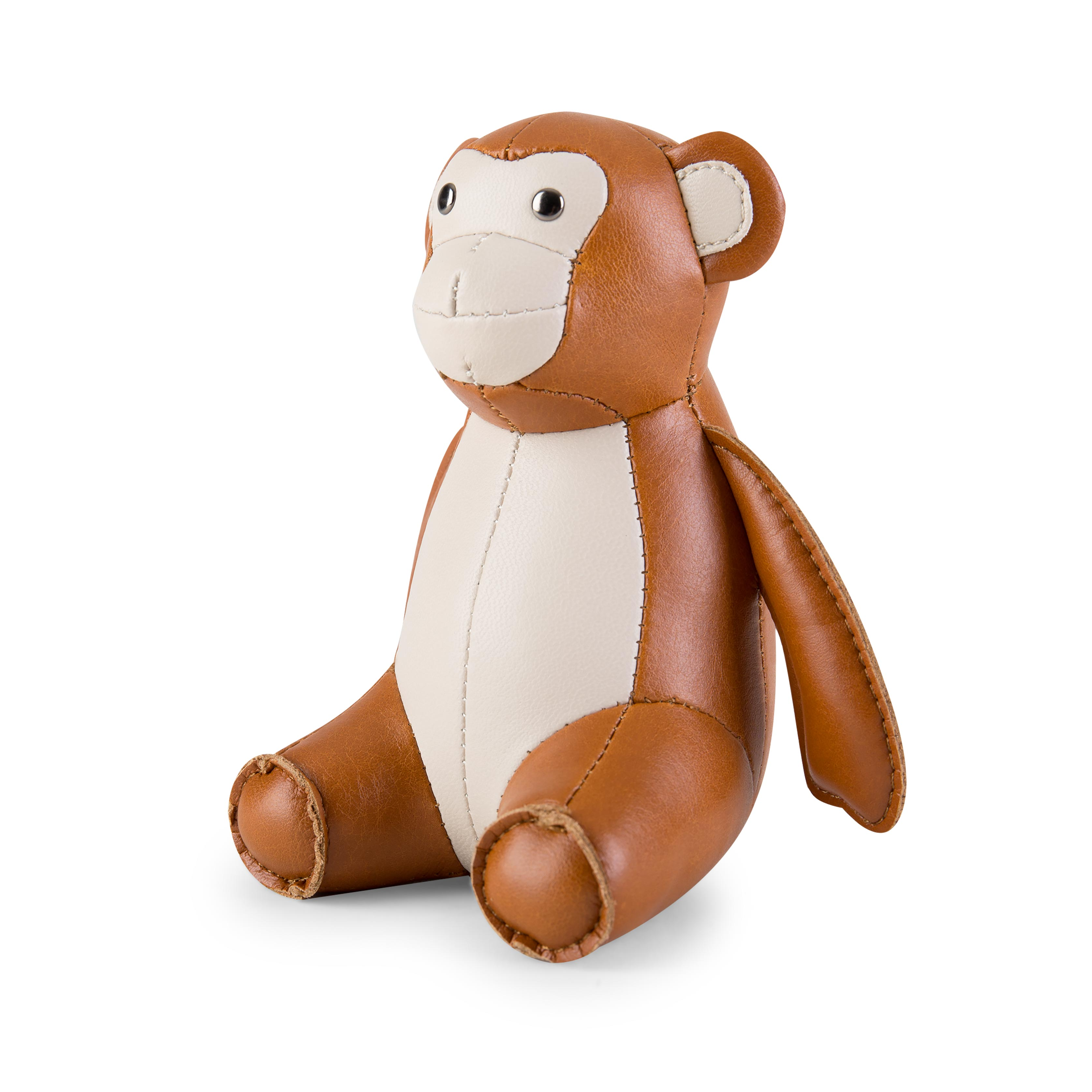 Zuny Monkey Paperweight, Tan + Wheat