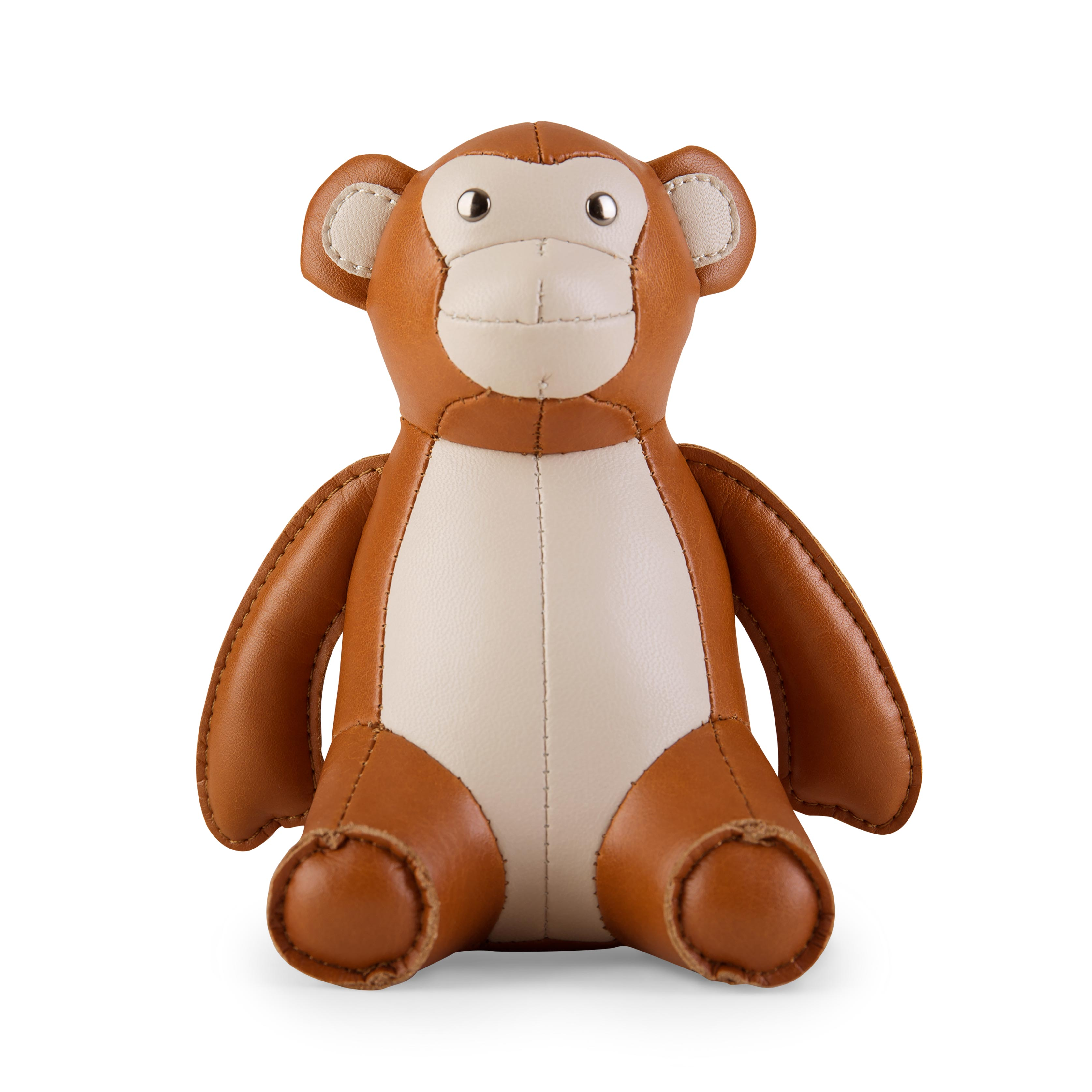 Zuny Monkey Paperweight, Tan + Wheat