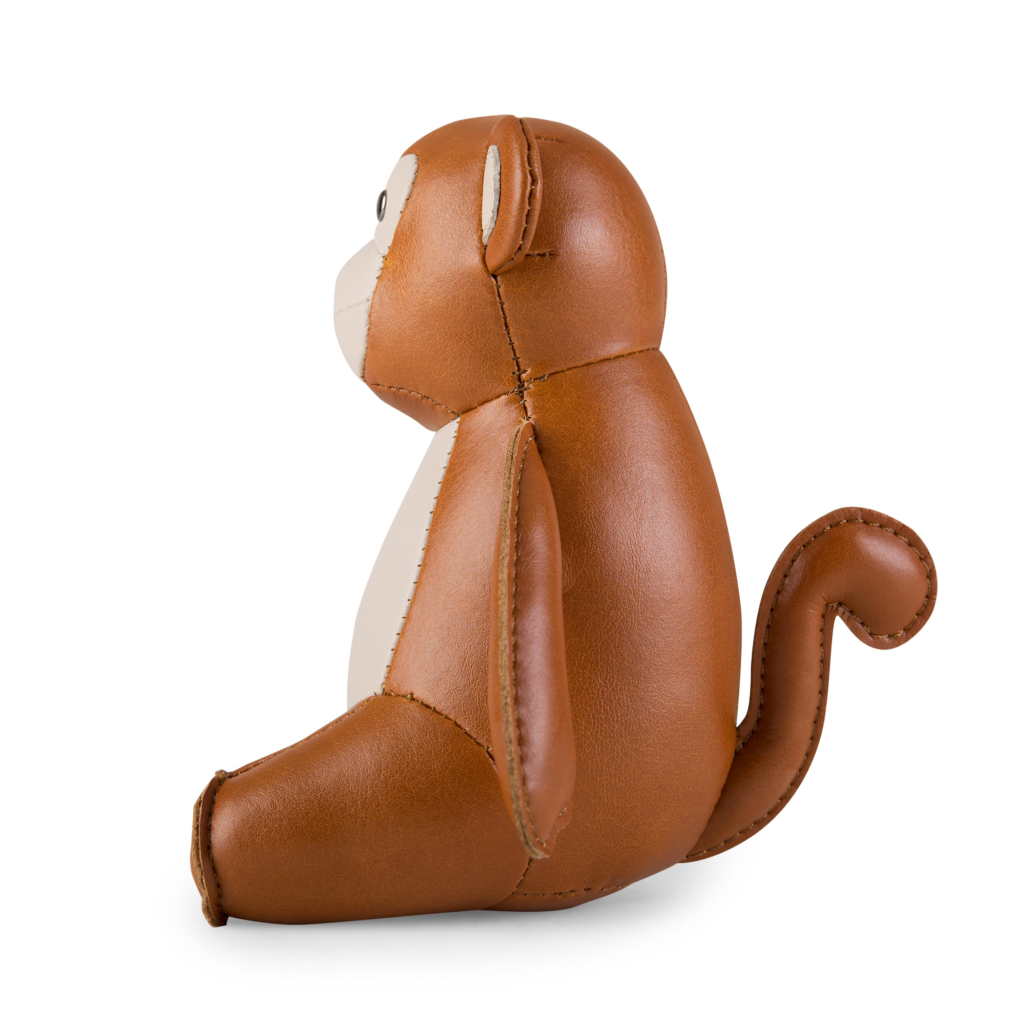 Zuny Monkey Paperweight, Tan + Wheat