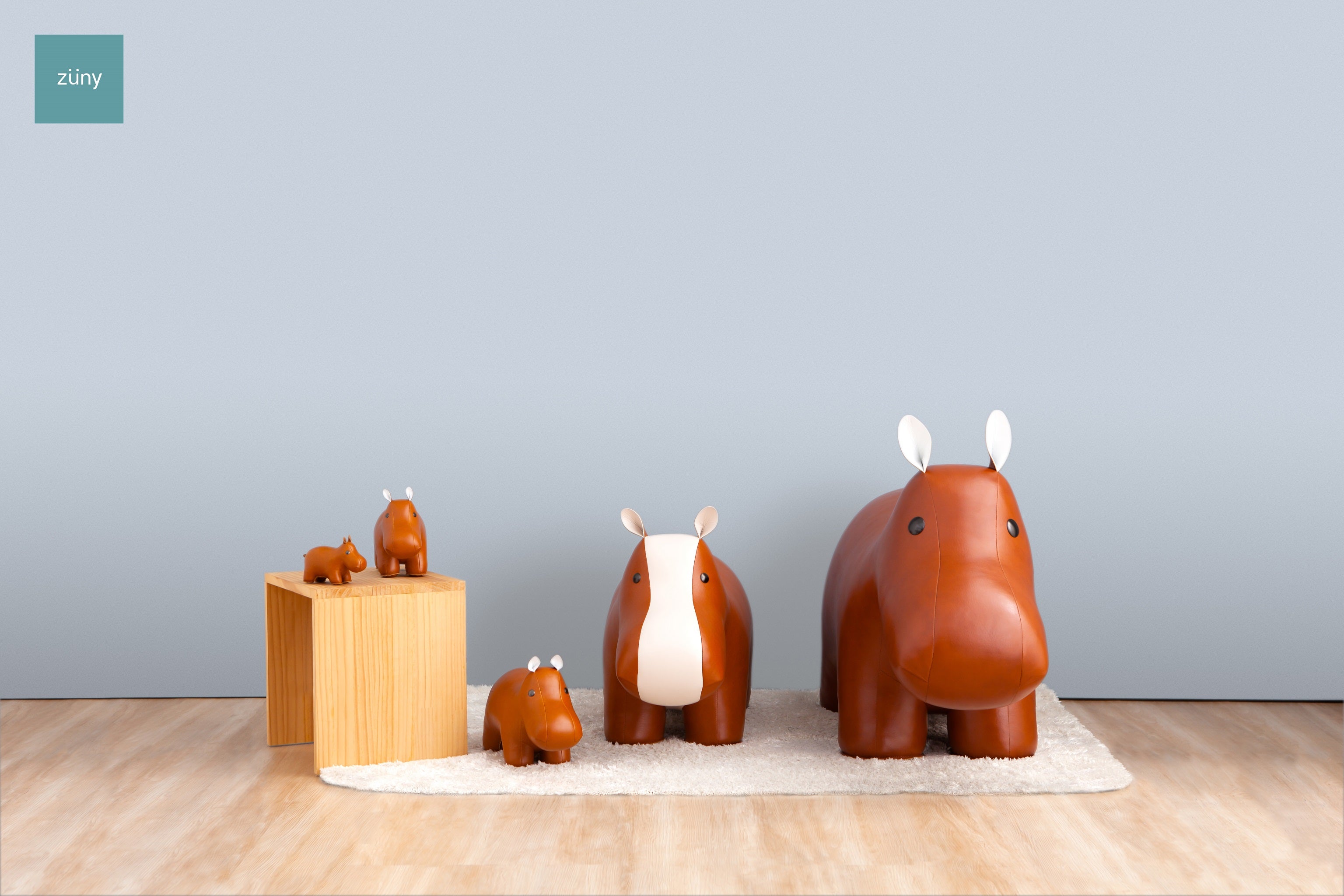 Zuny Classic Hippo Giant, Tan