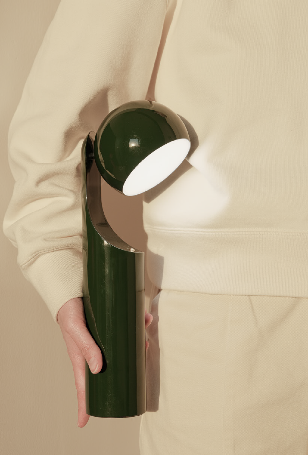Mono Portable Reading Lamp - Forest Green