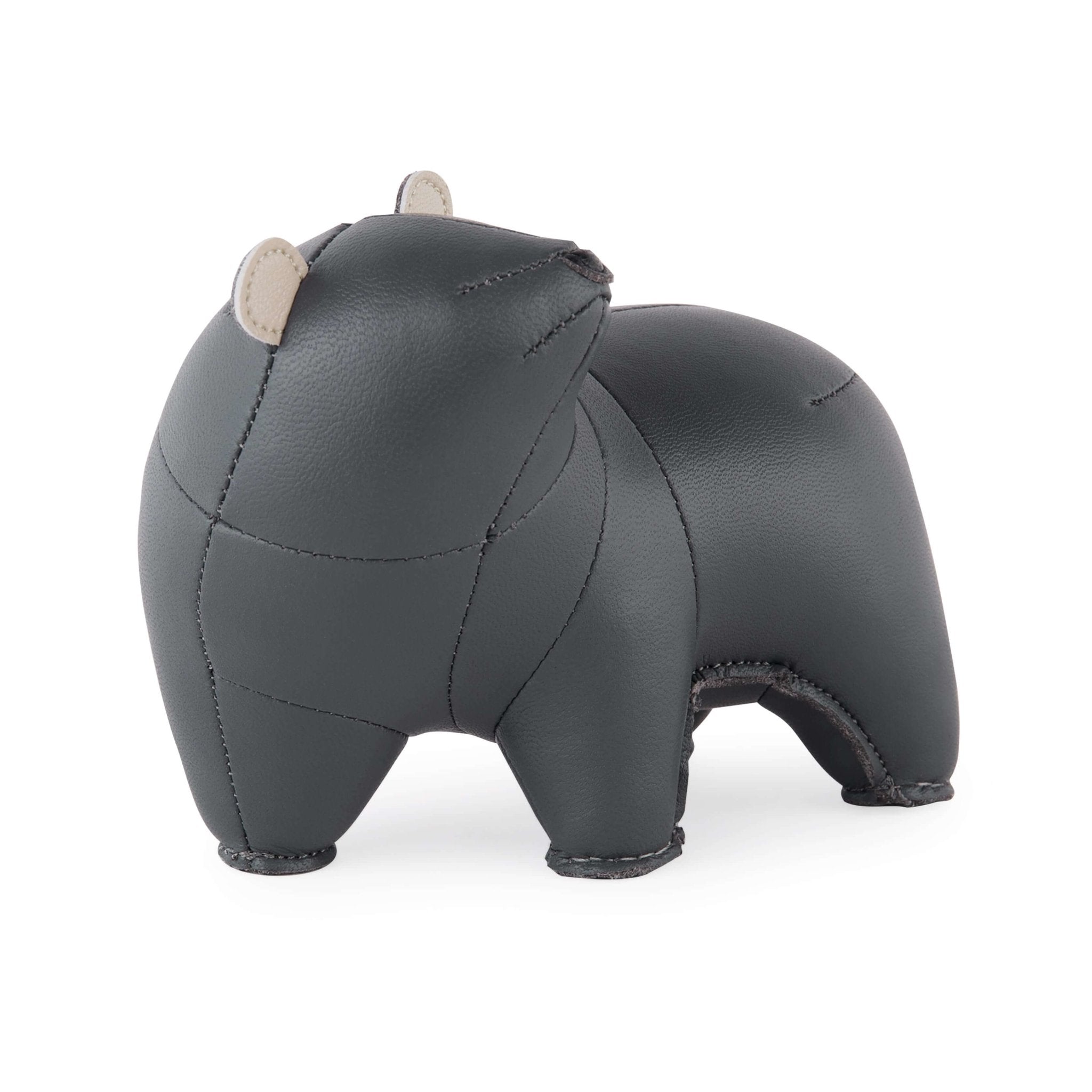 Zuny Bear Bero Paperweight, Dark Gray + Wheat - Intent