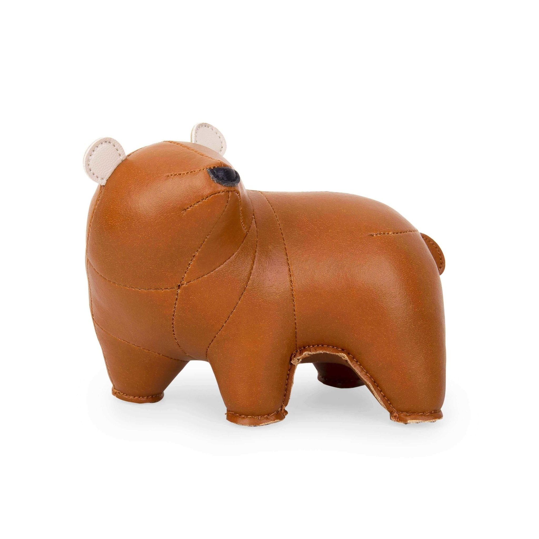 Zuny Bear Bero Paperweight, Tan + Wheat - Intent