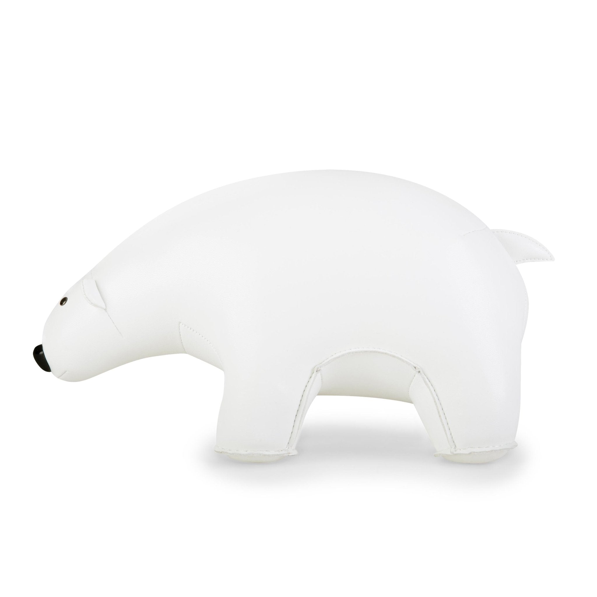 Zuny Classic Polar Bear Bookend, White - Intent