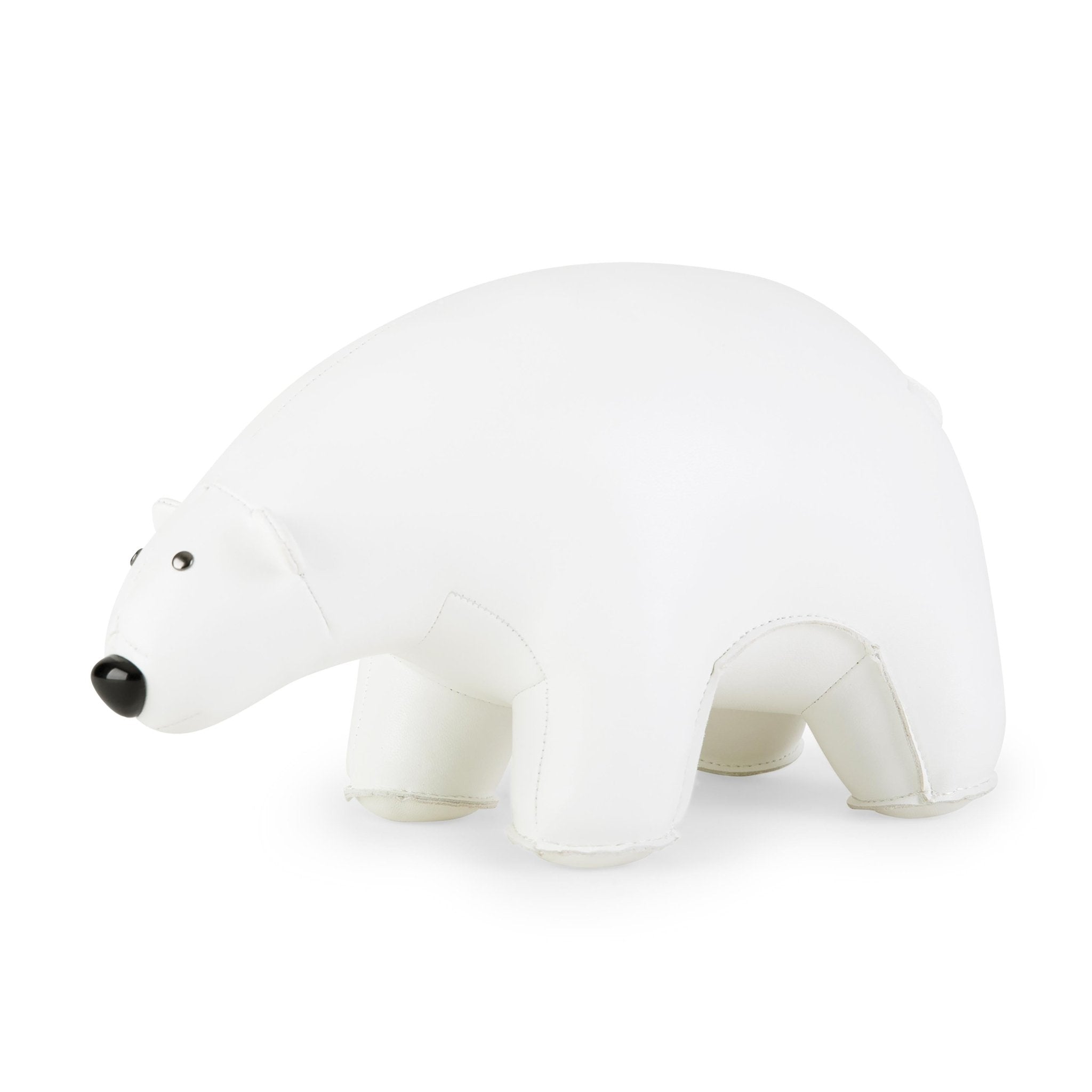 Zuny Classic Polar Bear Bookend, White - Intent