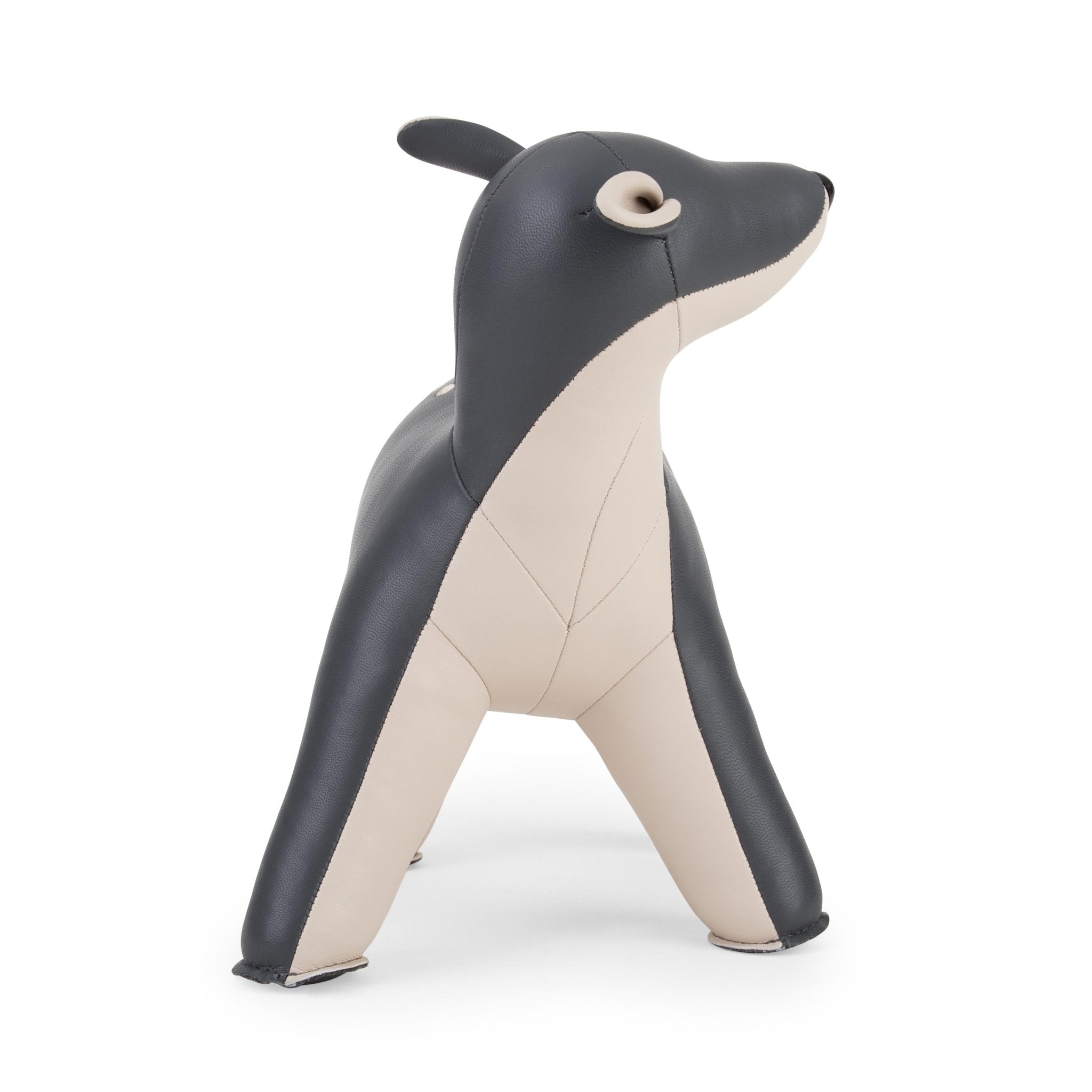 Zuny Deer Luke Doorstop, Dark Gray + Wheat - Intent
