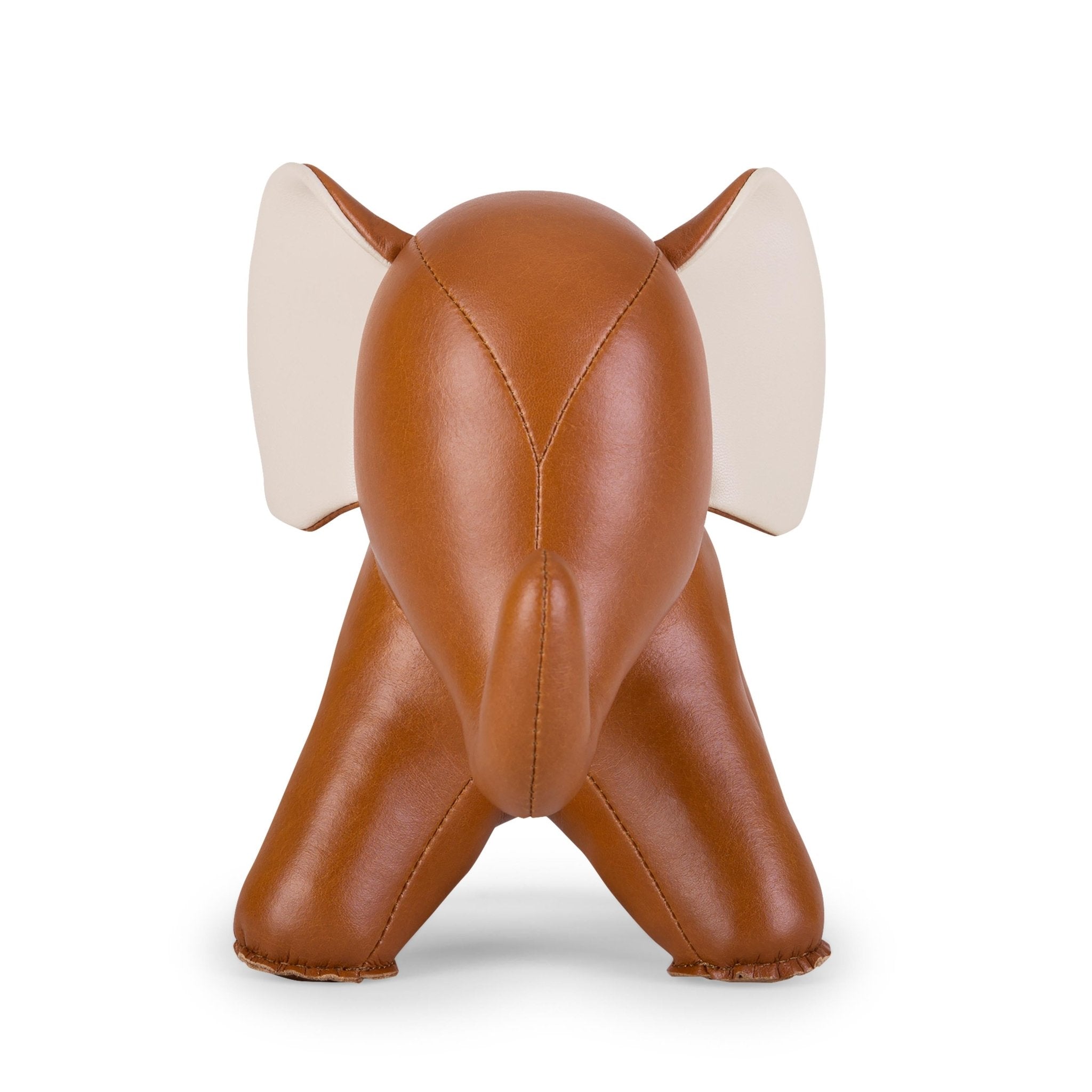 Zuny Elephant Abby Bookend, Tan + Wheat - Intent