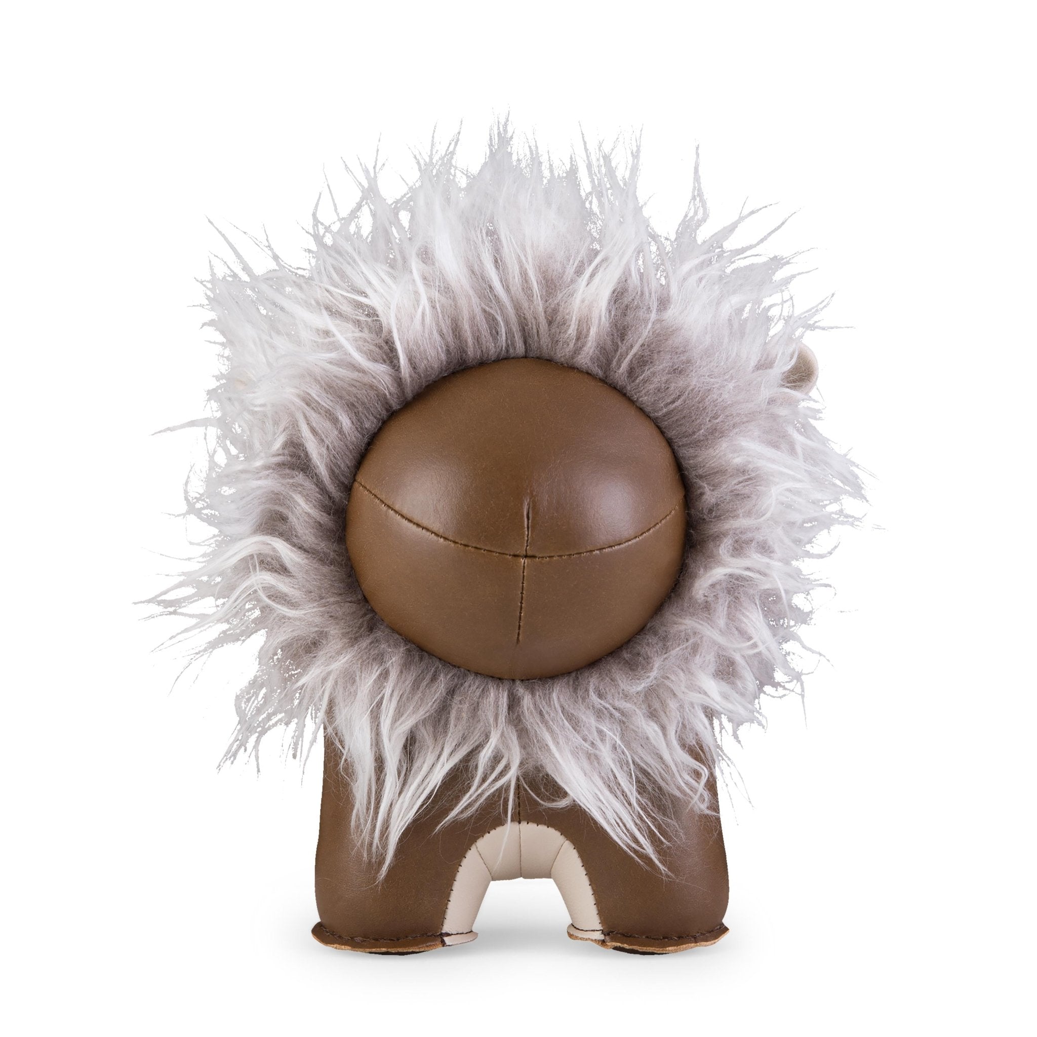 Zuny Lion Abo Bookend, Brown + Wheat - Intent